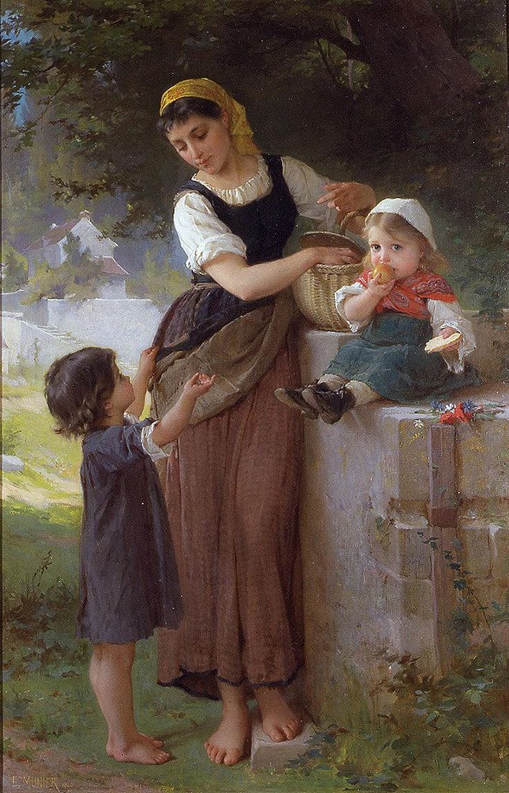 A Mother’s Gentle Care - 19th Century Rural Life
