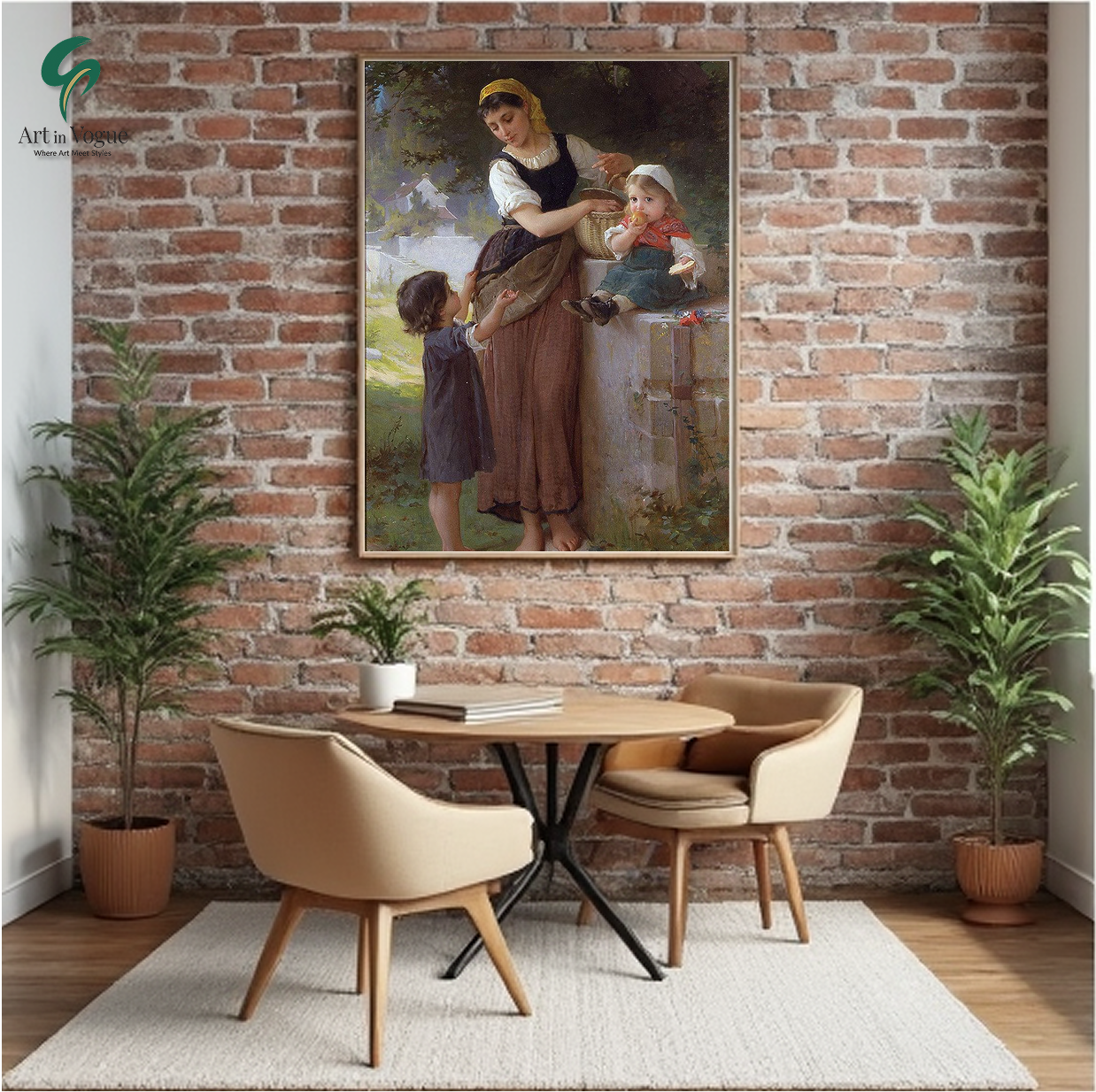 A Mother’s Gentle Care - 19th Century Rural Life