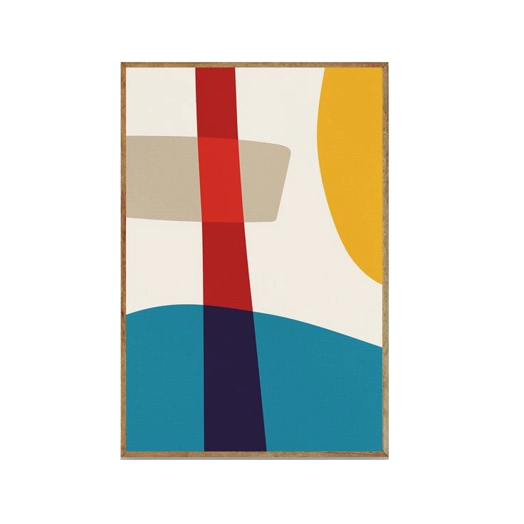 Geometric Harmony in Bold Tones