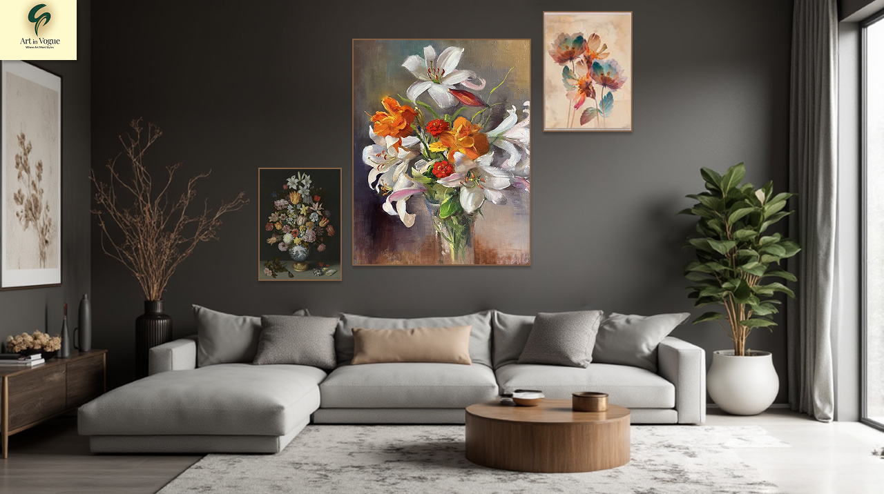cute floral painting