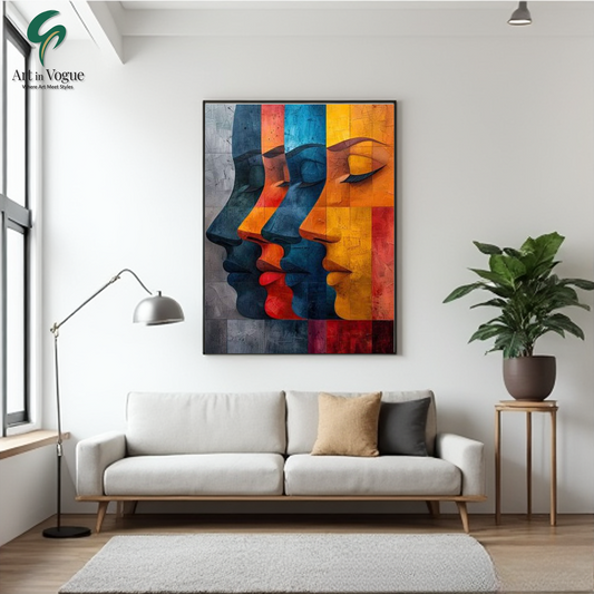 Harmony in Diversity - An Abstract Study of Human Expression