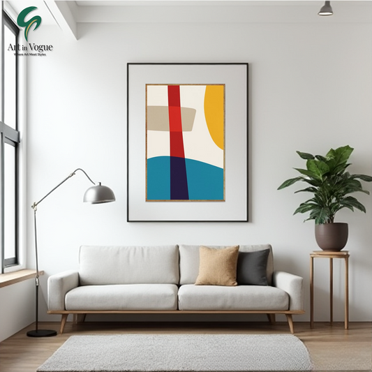 Geometric Harmony in Bold Tones