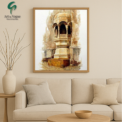 Painting of Ancient Monument