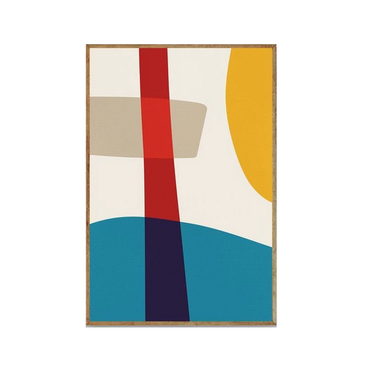 Geometric Harmony in Bold Tones