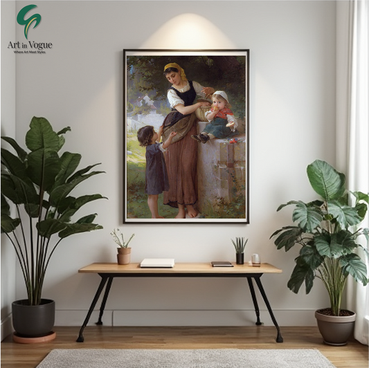 A Mother’s Gentle Care - 19th Century Rural Life